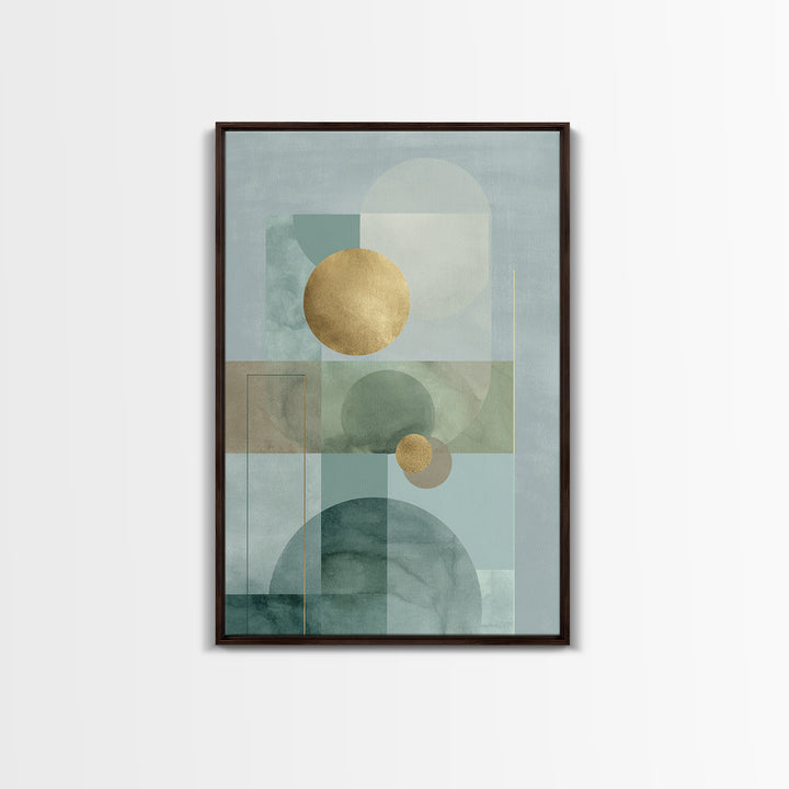 Minimal Geometric Composition Canvas Print, Waiting Room Art, Printable Art, Waiting Room Decor, Calm, Digital Art Print, WRA-2x3-61