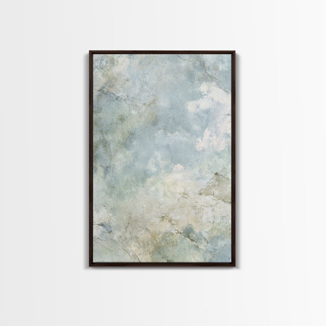 Light Marble Texture Abstract Framed Canvas Print, Waiting Room Art, Contemporary Art, Waiting Room Decor, Abstract Art, Calm, WRA-2x3-80
