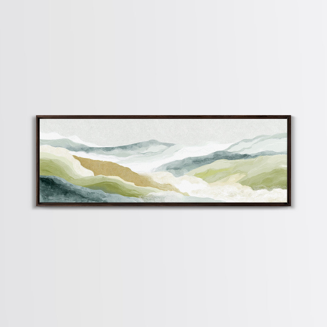 Light Marble Texture Abstract Canvas Print, Waiting Room Art, Landscape, Waiting Room Decor, Abstract Art, Calm, Neutral Decor, WRA-3x1-16