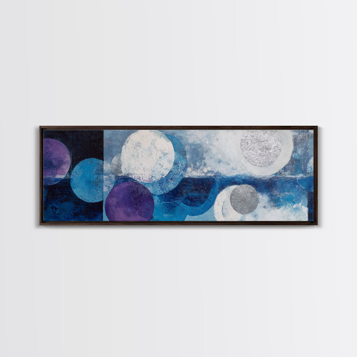 Calming Landscape with Open Sky and Gentle Framed Canvas Print, Waiting Room Art, Gallery Wall Art, Waiting Room Decor, Calm, WRA-3x1-17