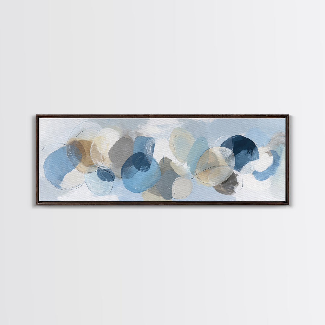 Modern Neutral Arch Abstraction Framed Canvas Print, Waiting Room Art, Office Wall Decor, Waiting Room Decor, Abstract Art, WRA-3x1-37