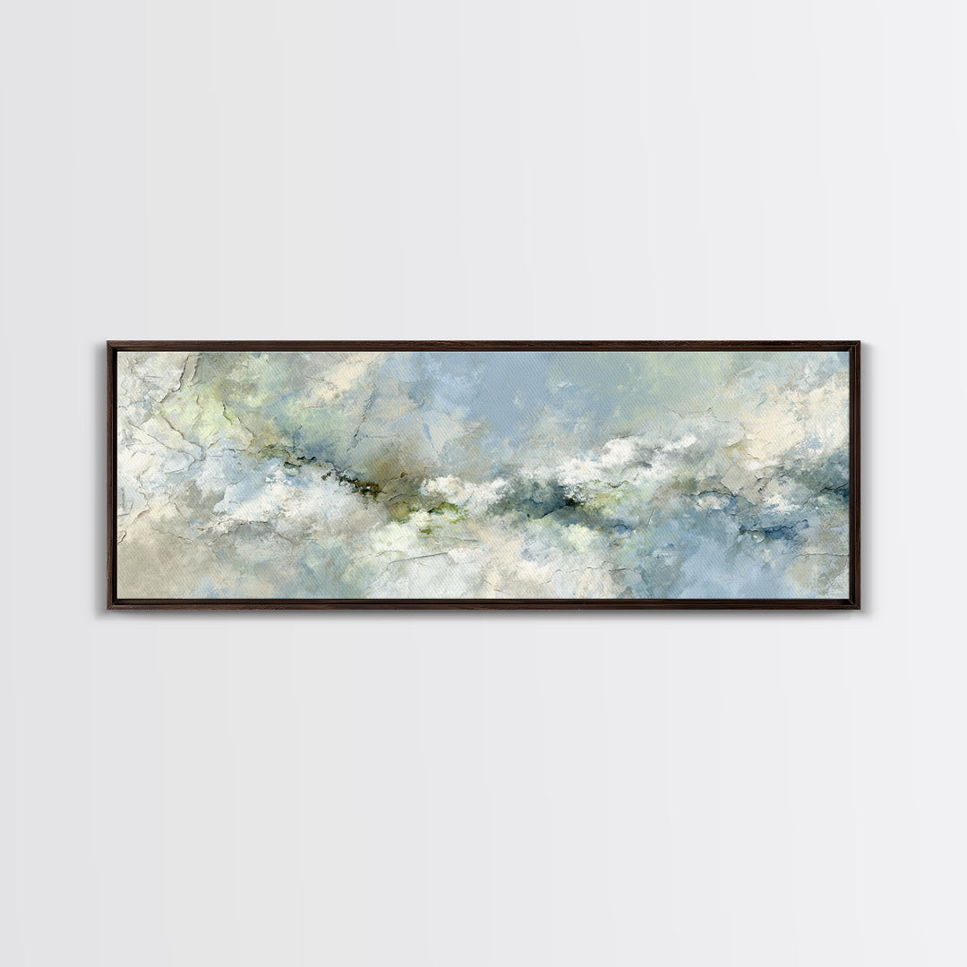 Light Marble Texture Abstract Canvas Print, Waiting Room Art, Gallery Decor, Waiting Room Decor, Fine Art, Calm, WRA-3x1-40