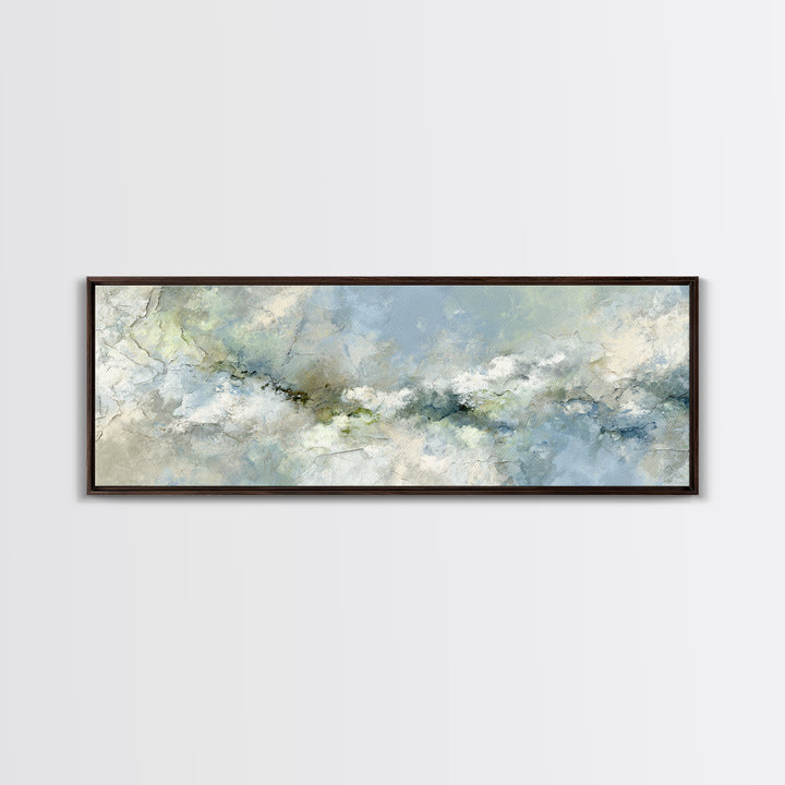 Light Marble Texture Abstract Canvas Print, Waiting Room Art, Gallery Decor, Waiting Room Decor, Fine Art, Calm, WRA-3x1-40
