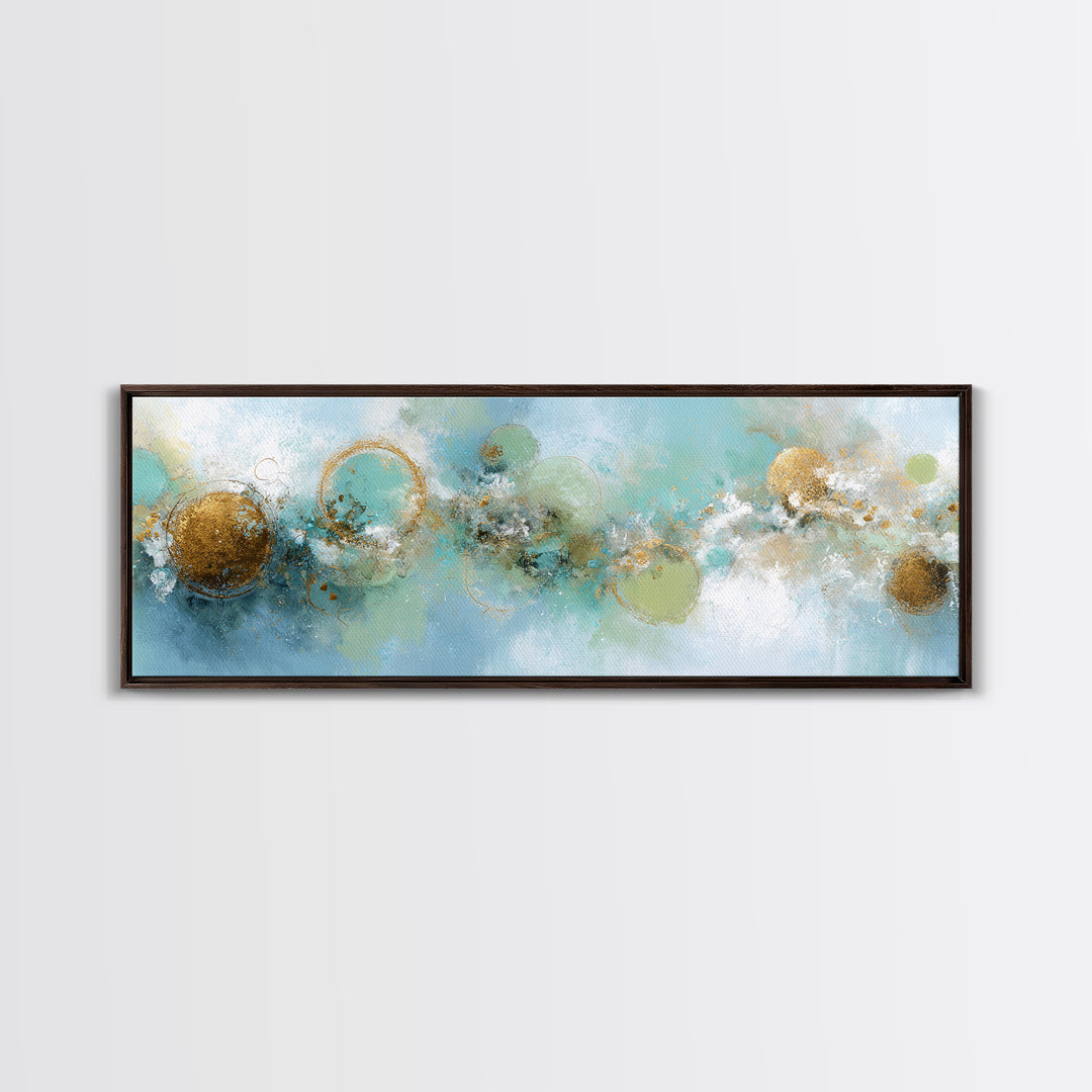 Abstract Circles Suggesting Calm Movement Canvas Print, Waiting Room Art, Dental Wall Art, Waiting Room Decor, Fine Art, Calm, WRA-3x1-98
