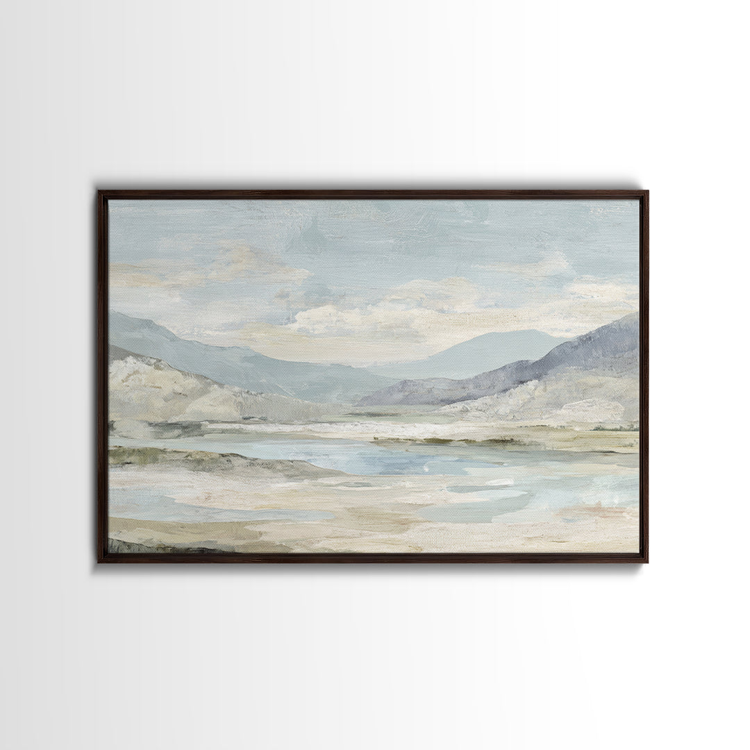 Light Marble Texture Abstract Framed Canvas Print, Waiting Room Art, Fine Art Print, Waiting Room Decor, Abstract Art, Calm, WRA-3x2-100