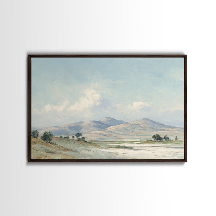 Calming Landscape with Open Sky and Gentle Canvas Print, Waiting Room Art, Minimalist Art, Waiting Room Decor, Fine Art, Calm, WRA-3x2-29