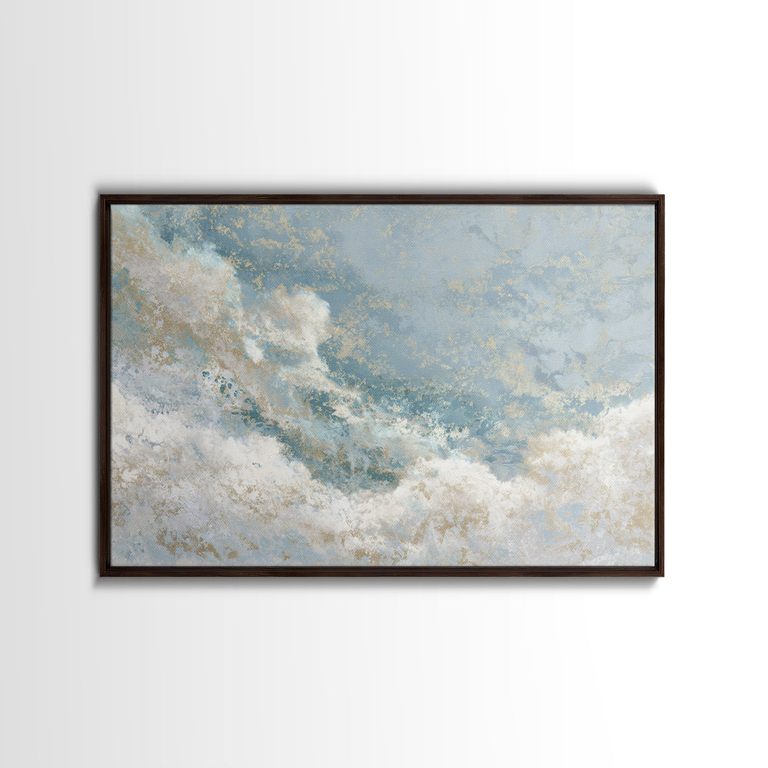 Soft Abstract Waves Canvas Print, Waiting Room Art, Office Wall Decor, Waiting Room Decor, Fine Art, Calm, Photography Print, WRA-3x2-30