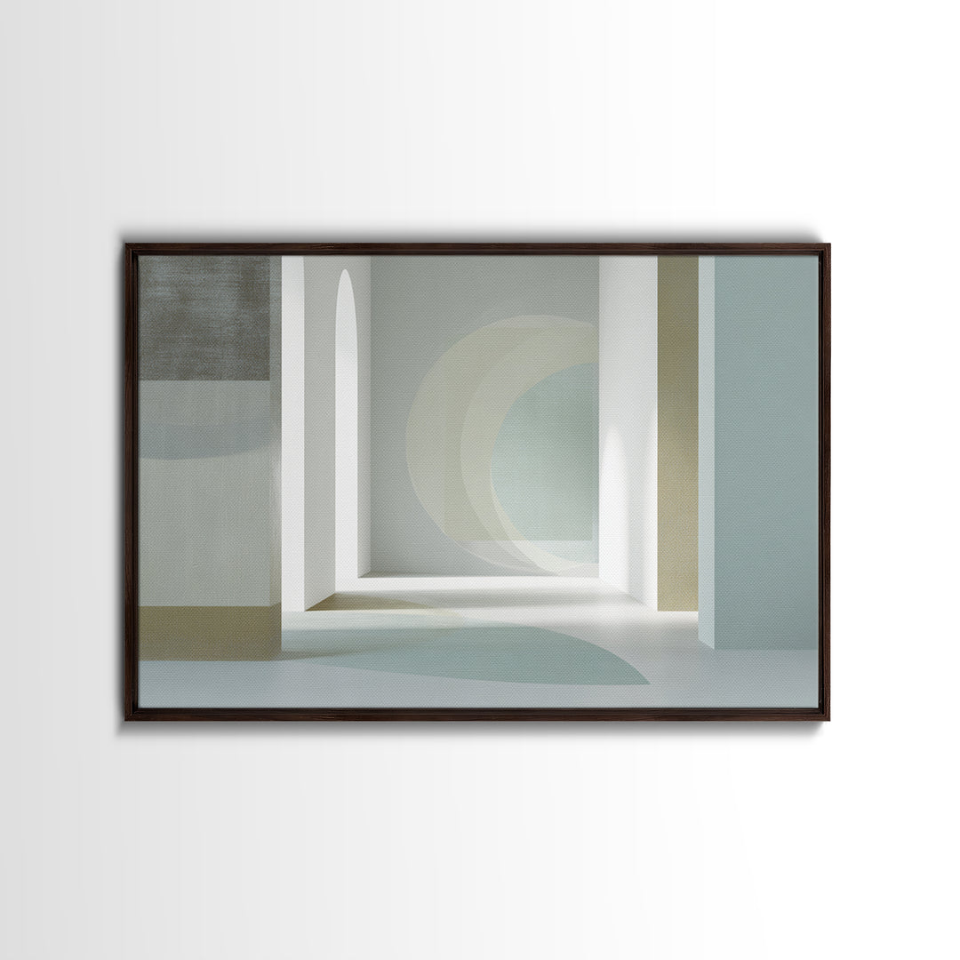 Minimal Geometric Composition Canvas Print, Waiting Room Art, Abstract, Waiting Room Decor, Abstract Art, Calm, Modern Decor, WRA-3x2-33