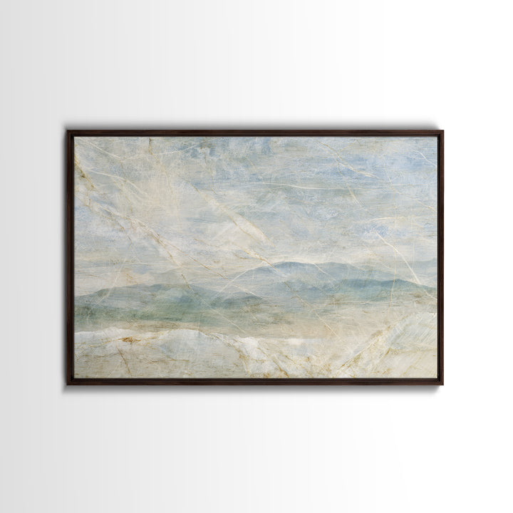 Light Marble Texture Abstract Canvas Print, Waiting Room Art, Office Decor, Waiting Room Decor, Abstract Art, Calm, WRA-3x2-4