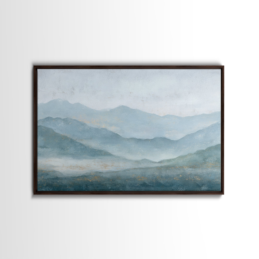 Simple Mountain Layers Canvas Print, Waiting Room Art, Modern Art, Waiting Room Decor, Fine Art, Calm, Therapy Office Decor, WRA-3x2-42