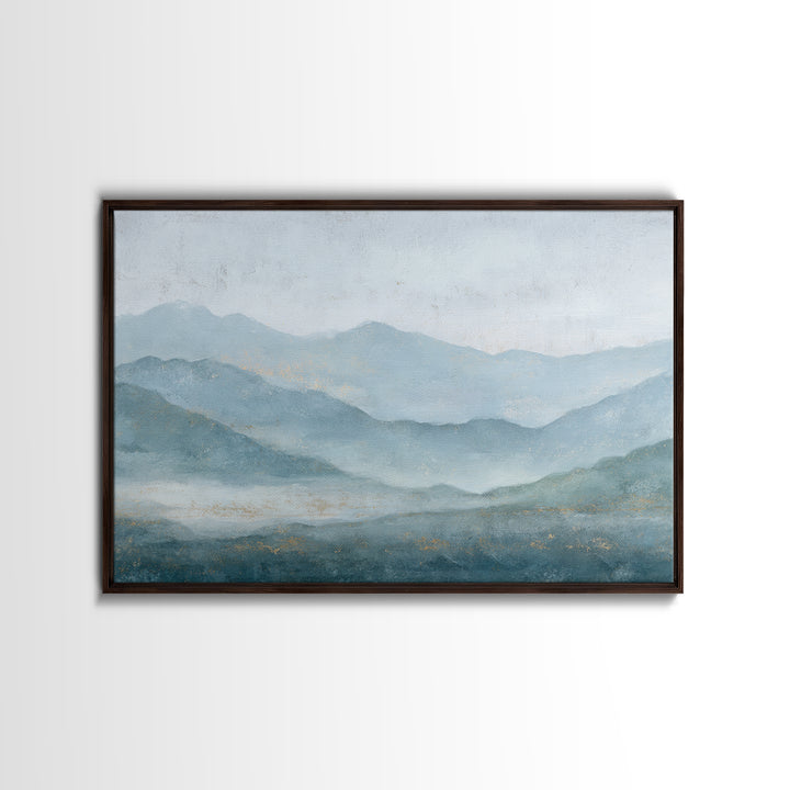 Simple Mountain Layers Canvas Print, Waiting Room Art, Modern Art, Waiting Room Decor, Fine Art, Calm, Therapy Office Decor, WRA-3x2-42