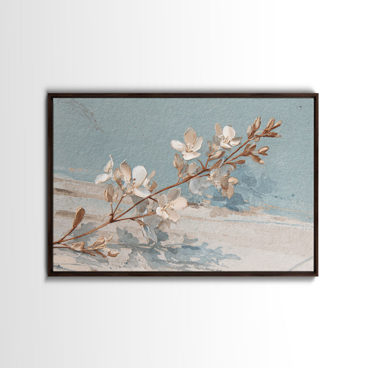 Coastal Horizon with Pale Sand and Water Canvas Print, Waiting Room Art, Digital Art Print, Waiting Room Decor, Fine Art, Calm, WRA-3x2-61