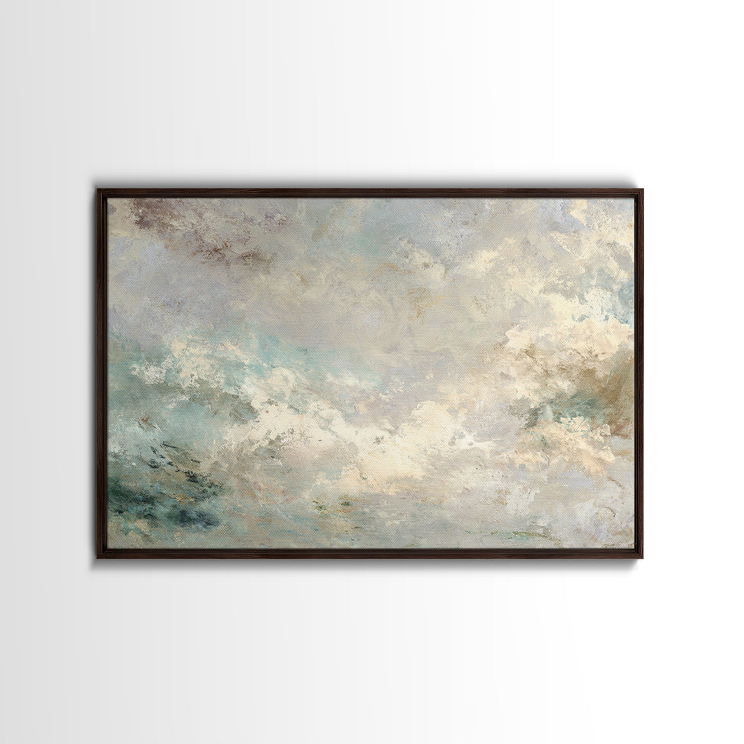 Light Marble Texture Abstract Canvas Print, Waiting Room Art, Dental Art, Waiting Room Decor, Abstract Art, Calm, WRA-3x2-76