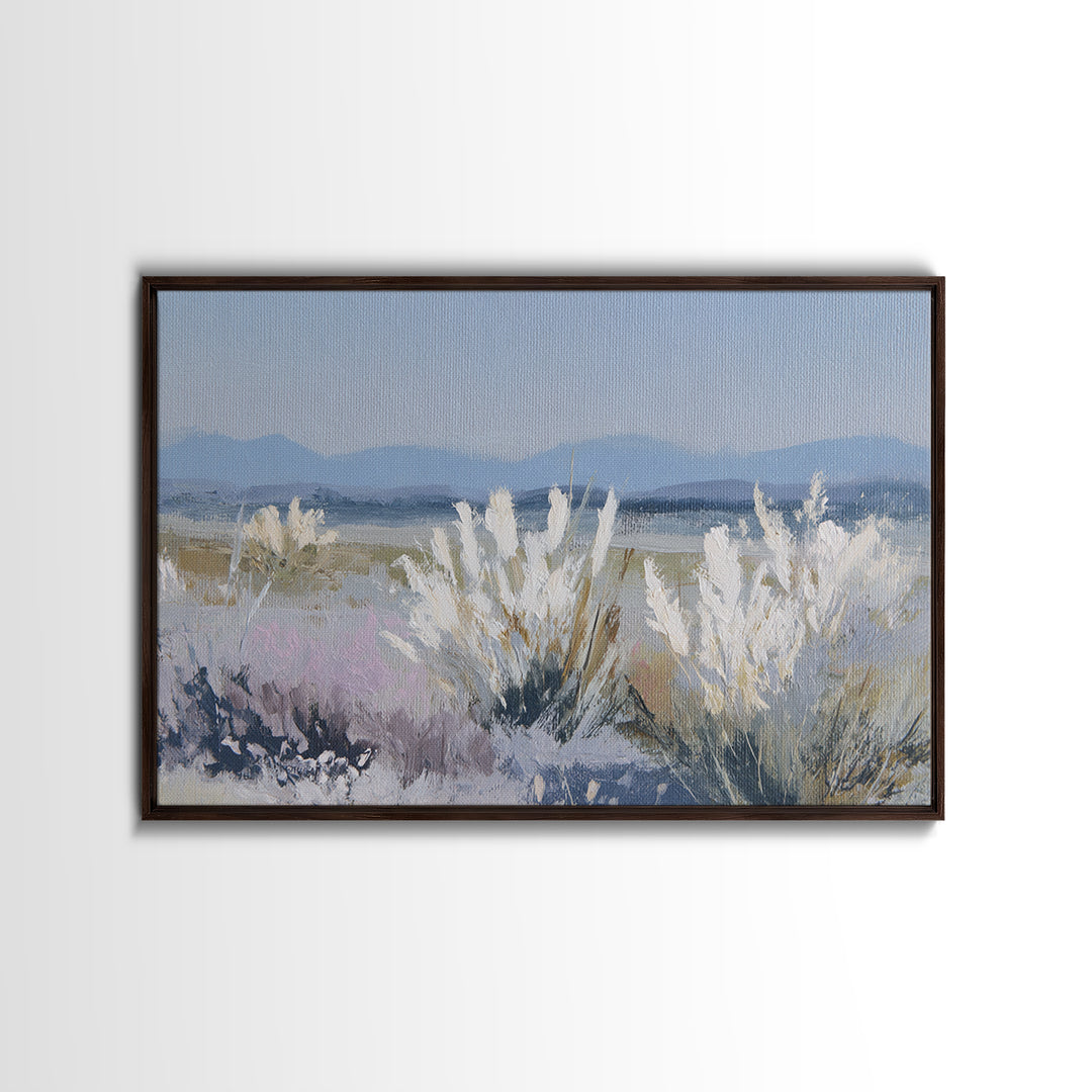Soft Lavender Botanical Still Life Framed Canvas Print, Waiting Room Art, Art Print, Waiting Room Decor, Watercolor Art, Calm, WRA-3x2-96