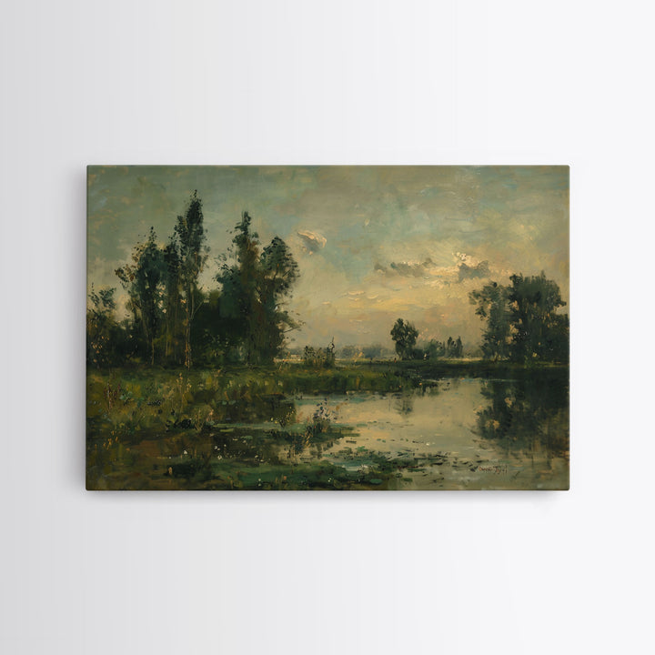 Slightly Scorched Landscape Painting Print | Framed Wall Art Or Metal Print | Home Decor | 40x60 Art | Huge Art | Living Room Decor