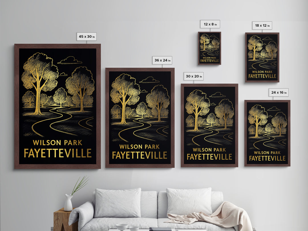 Fayetteville North Carolina art, Metallic Gold Art, Housewarming Gift, Metal Art, Wood Framed Art, Newlywed Travel Gift