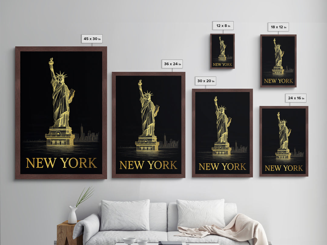 New York New York travel, Metallic Gold Print, College Dorm Décor, Metal Art, Wood Framed Art, Graduation Travel Gift, Traveler Gift