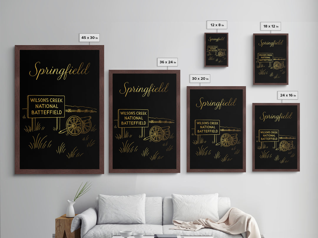 Springfield Illinois Travel, Metallic Gold Print, Wood Framed Art, Metal Art, Modern House Art, Wanderlust Gift, Home Decor