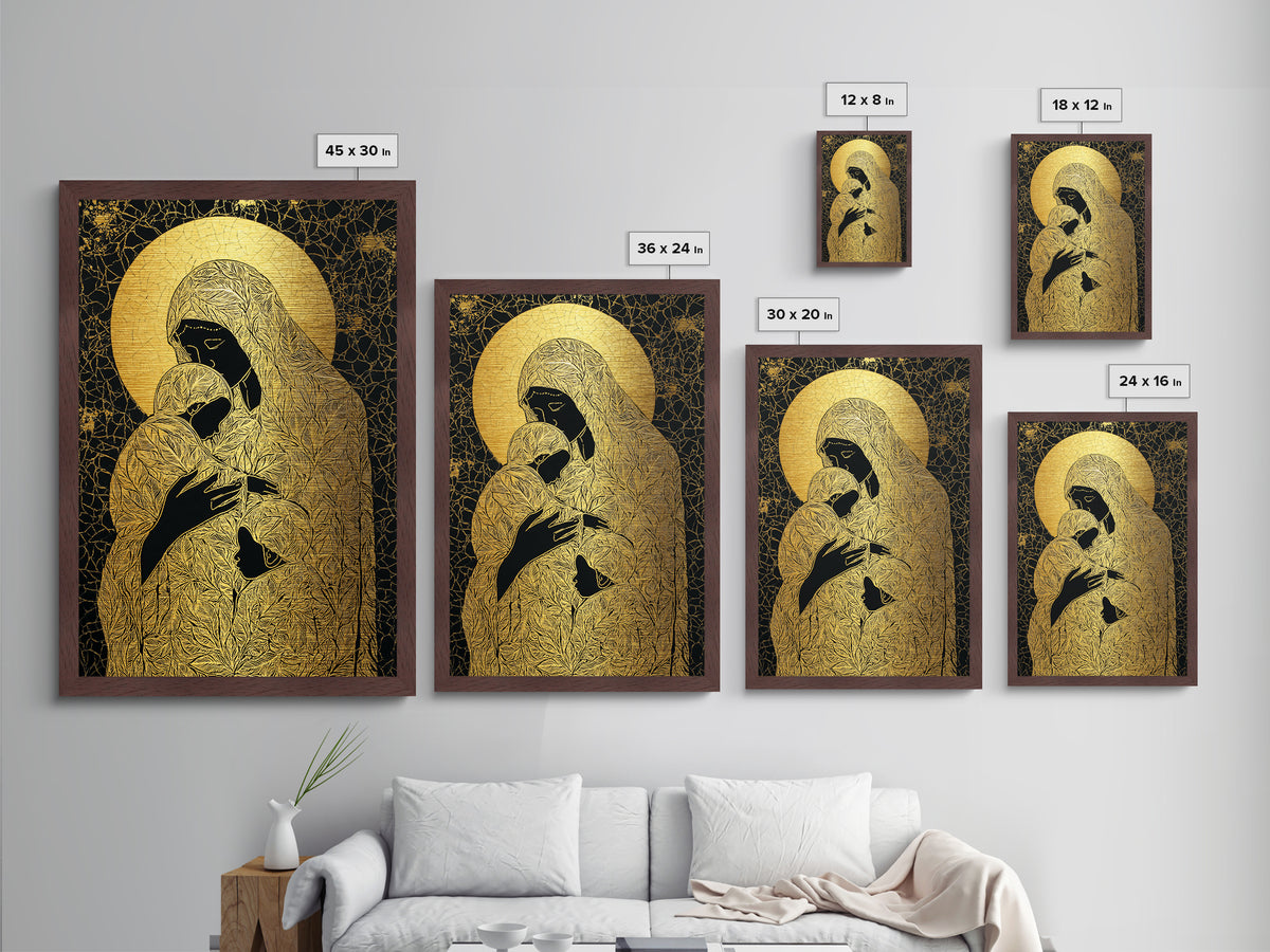 Hermes Greek God Leaping, Mythology Divine Messenger, Metallic Gold Art Print, Ancient Greek Wall Decor, Real Wood Frame
