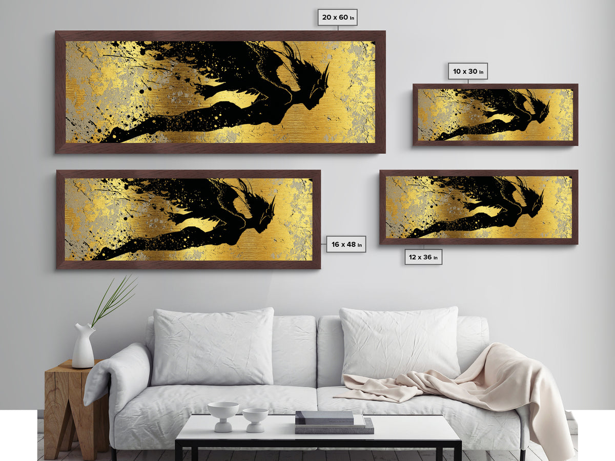 Valkyrie Norse Warrior Metallic Gold Art Metal Art Mythology Wall Decor for Office or Dad Gift, framed in authentic real wood