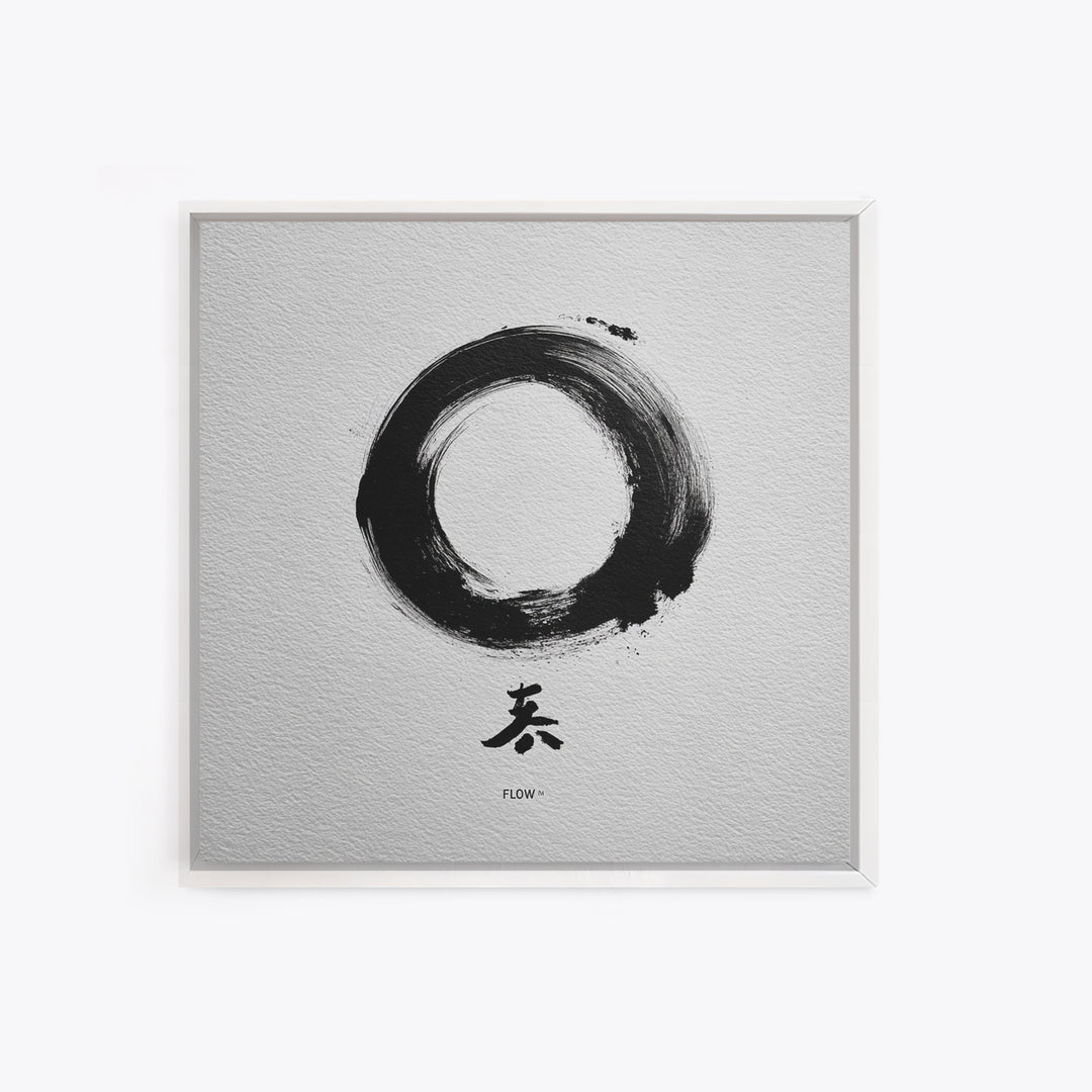 Zen Enso Circle Japanese Ink Painting Wall Art Minimalist Abstract Print Modern Home Decor Living Room Wall Art