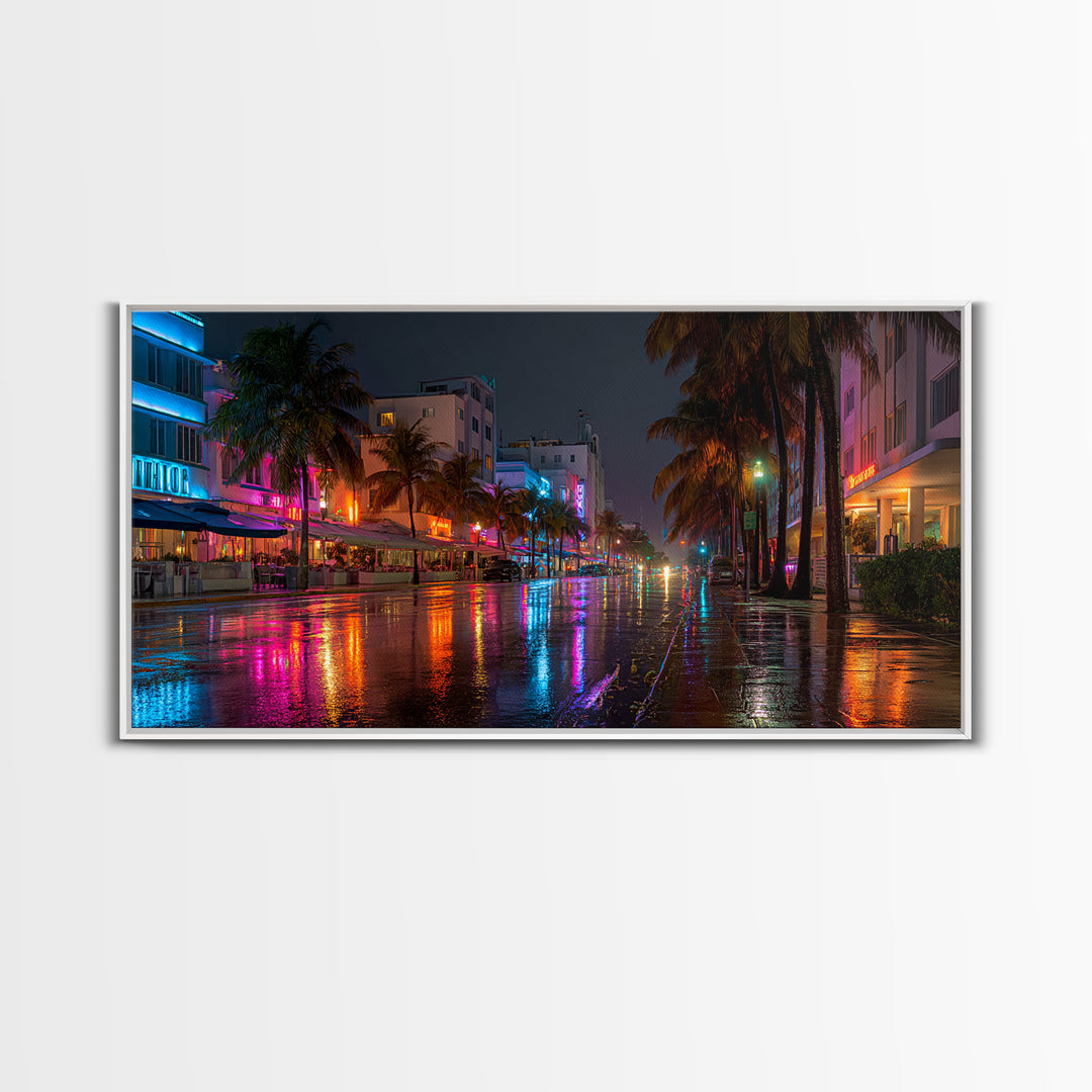 Stunning Calm Ocean Sunset Over Vast Water Surface Large Landscape Wall Art Framed Canvas Print For Coastal Home Decor
