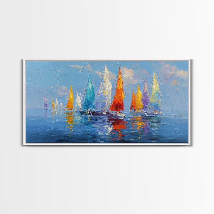 Surreal Vibrant Face In Landscape Creative Nature Wall Art Original Canvas Painting Modern Art Home Decor Gift
