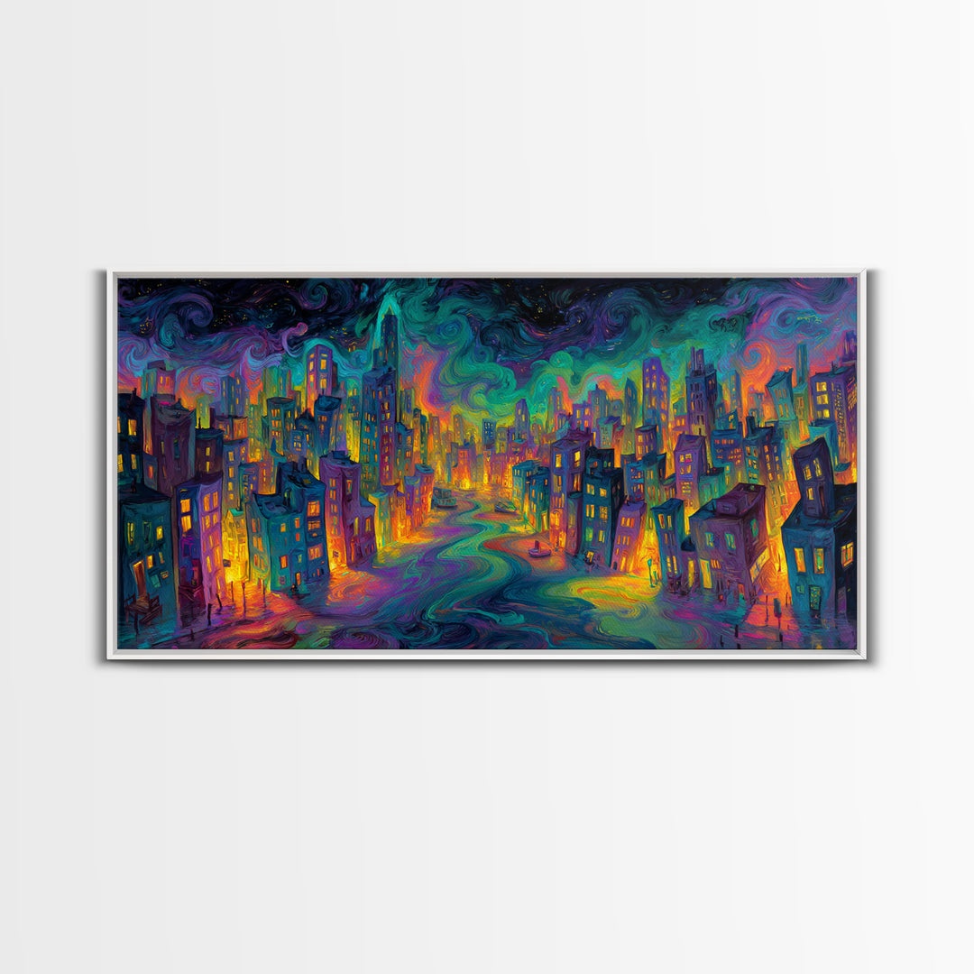 Golden Buddha Street Art Mural Framed Canvas Print Spiritual Wall Art Home Decor Contemporary Art Living Room Decor