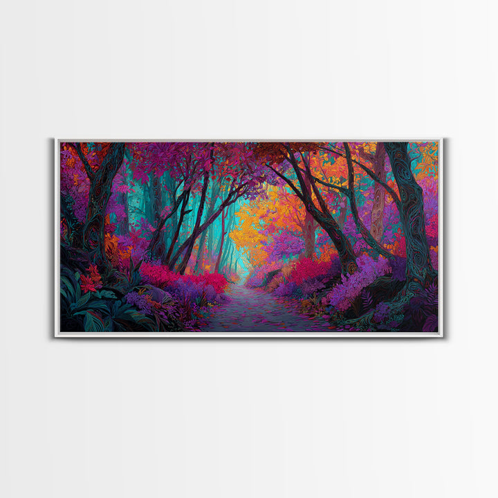 Quiet Desert Road Sunset Landscape Painting Large Wall Art Canvas Print Modern Rustic Home Decor Western Style