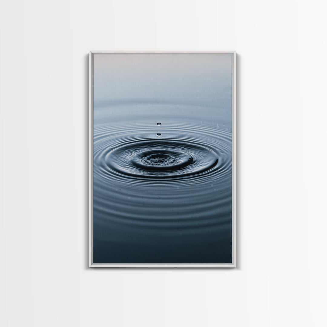 Radiant Spiritual Lotus Meditation Art Vibrant Glow Digital Painting Wall Art Framed Canvas Print For Yoga And Zen Home Decor