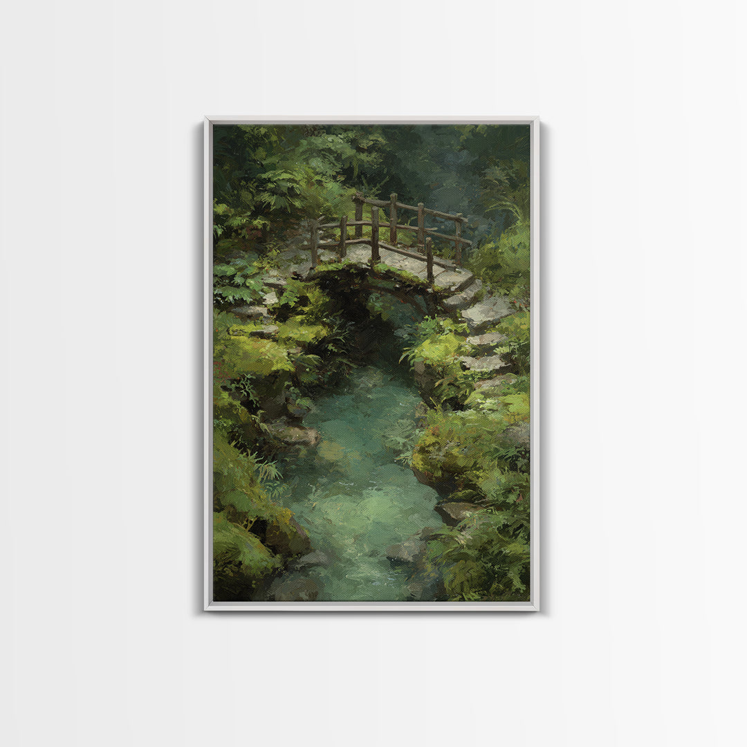 Enchanted Forest Glowing Lotus Tree and Meditating Buddha Colorful Spiritual Wall Art Canvas Print For Yoga Studio or Bedroom