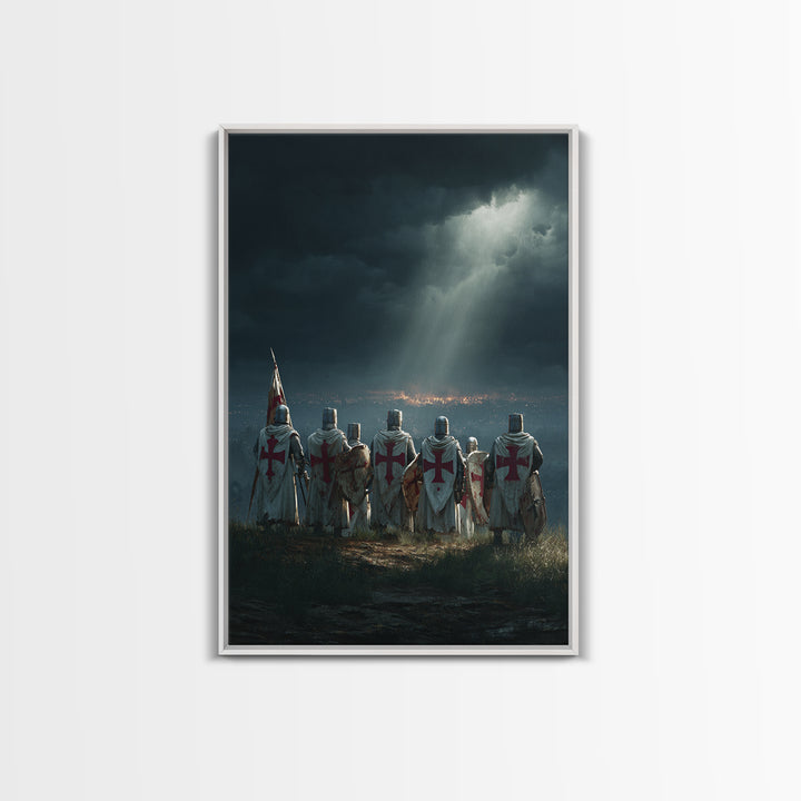 Realistic Polar Bear Urban Mural Wall Art Canvas Print For Contemporary Home And Eclectic Wall Decor