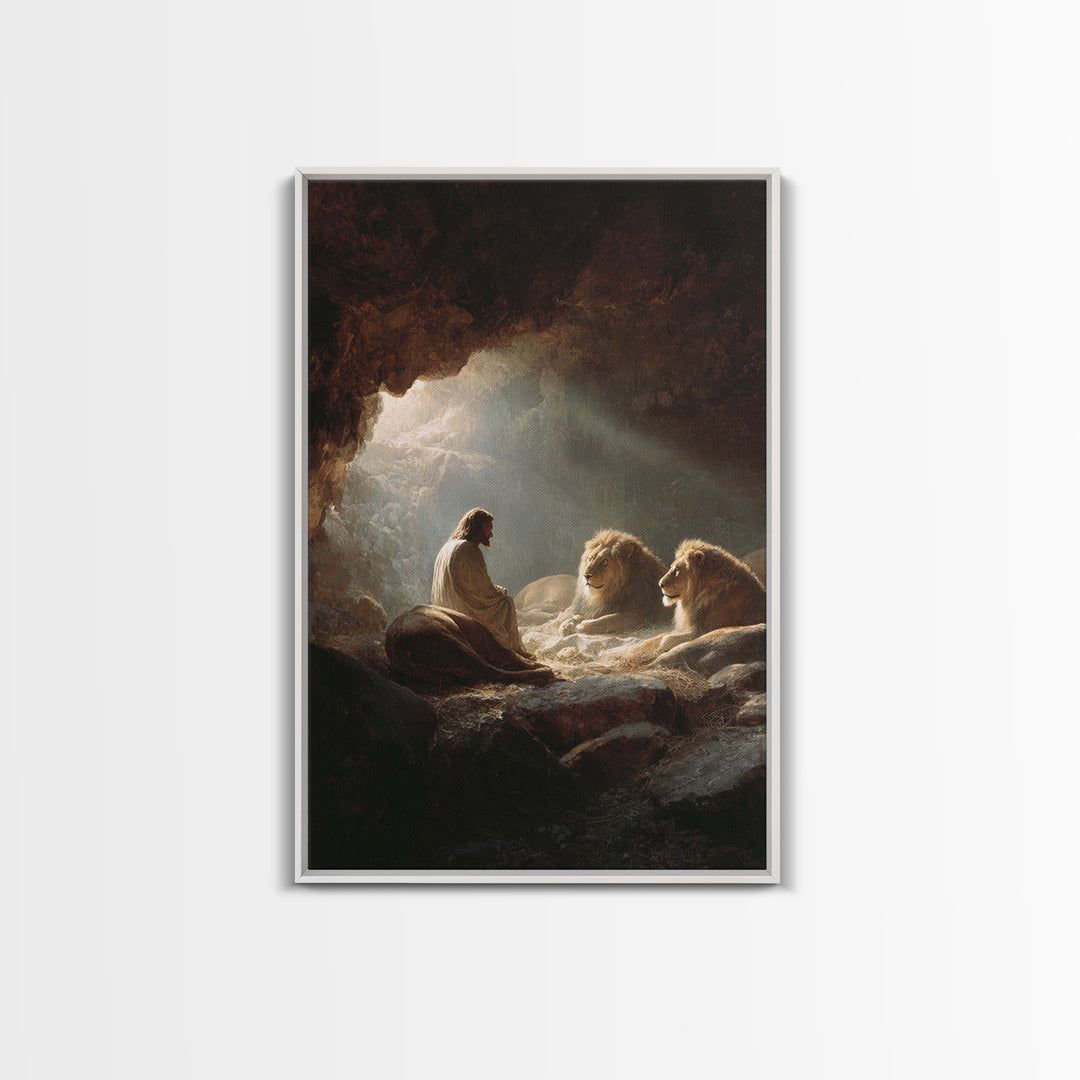 Epic Fantasy Knight Holding Sword Lightning Sky Dramatic Painting | Modern Canvas Print Wall Art For Home Decor Office