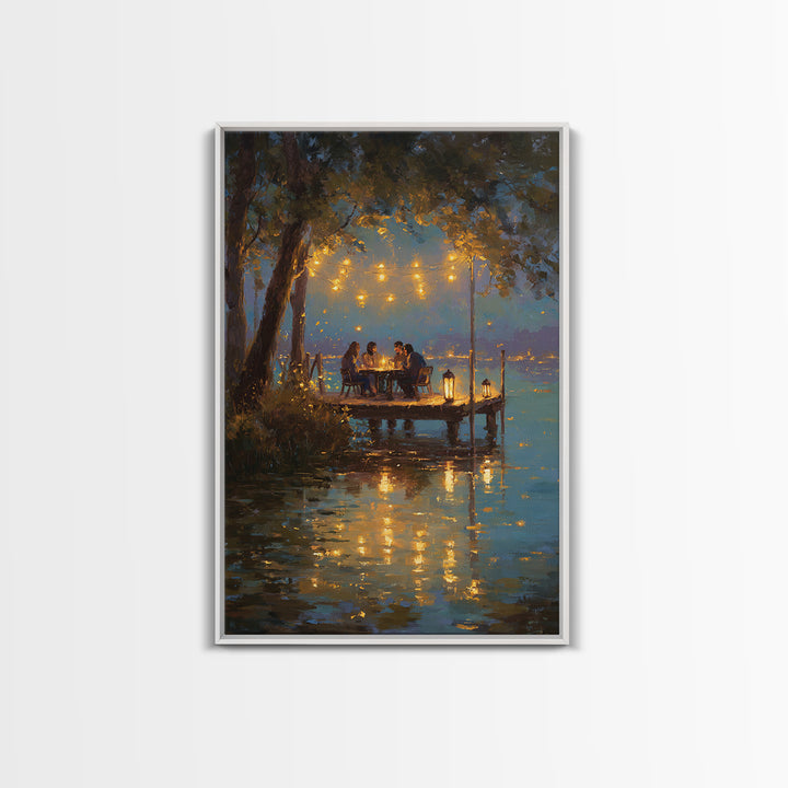Vibrant Retro Futuristic Sunset With Lightning Over Neon Mountains Wall Art Canvas Print Modern Art For Home