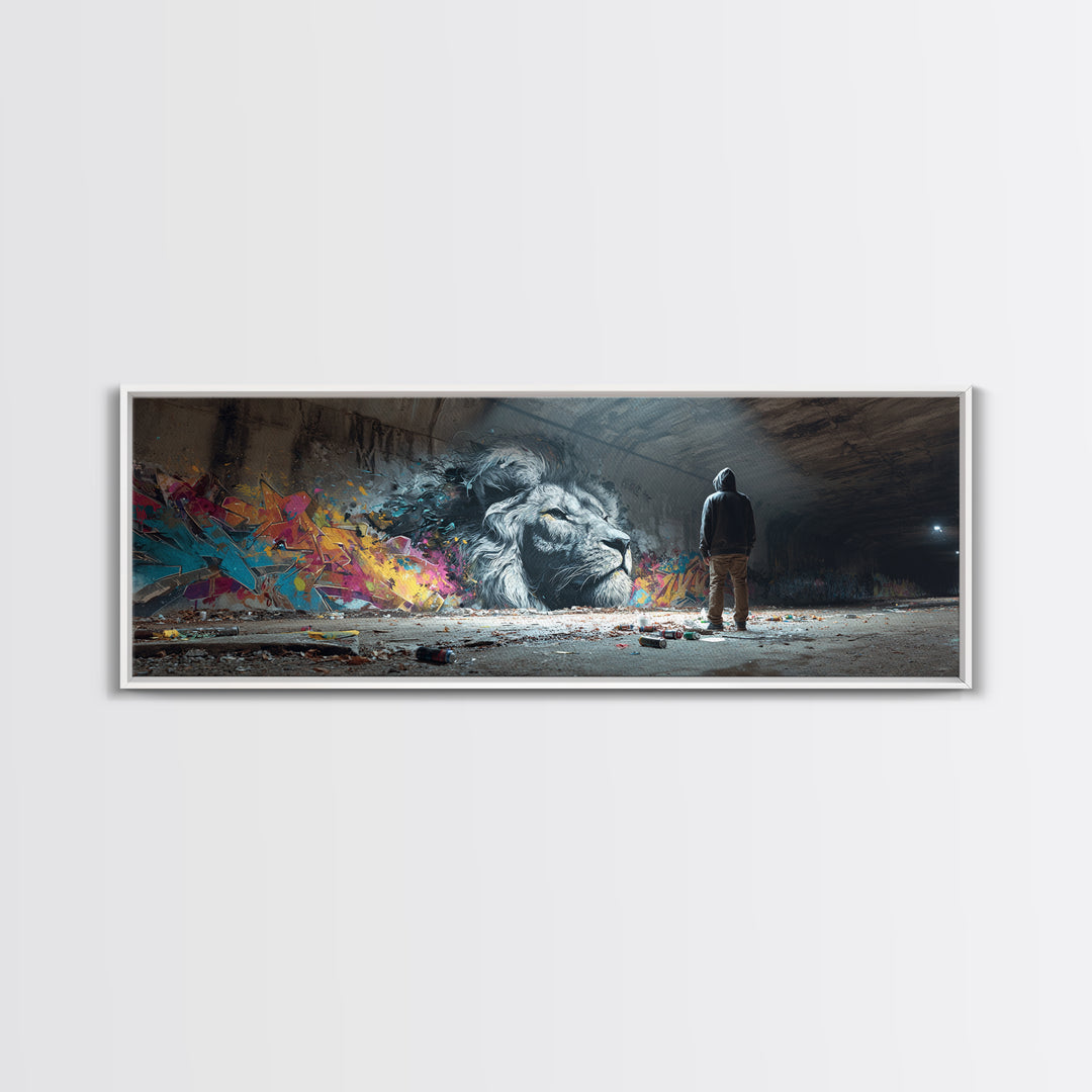 Biblical Moses Parting The Red Sea Epic Fantasy Wall Art Canvas Print Inspired By Legendary Story For Spiritual Home Decor And Office Art