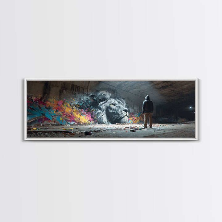 Biblical Moses Parting The Red Sea Epic Fantasy Wall Art Canvas Print Inspired By Legendary Story For Spiritual Home Decor And Office Art