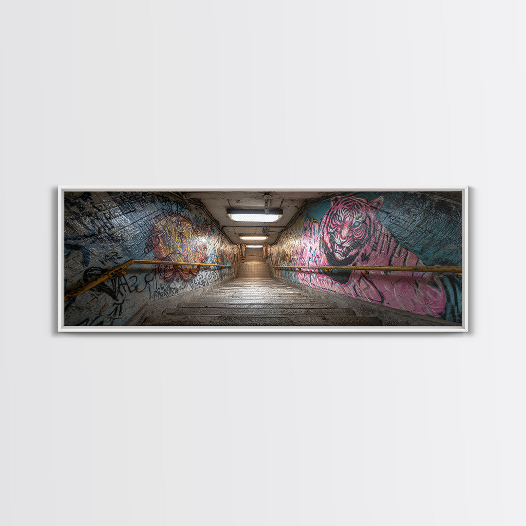 Fantastical Medieval Knight Amid Flames Fantasy Art Dark Dramatic Wall Art Canvas Print Gothic Home Decor