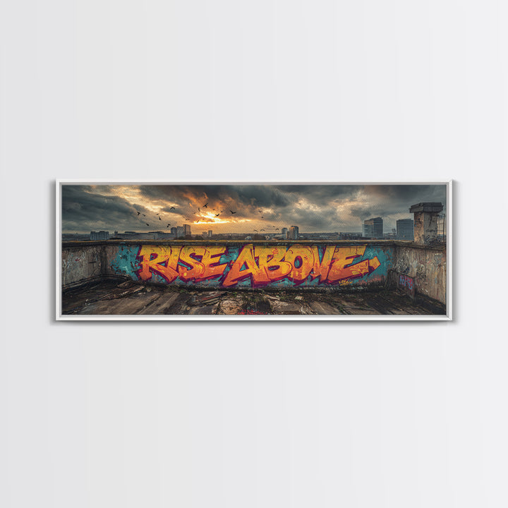 Urban Underground Subway Station Vibrant Tiger Mural Street Art Modern Wall Art Canvas Print For Home Decor
