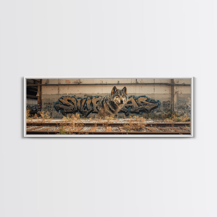 Beautiful Renaissance Style Jesus In Cave With Lions Wall Art Framed Canvas Print Religious Home Decor