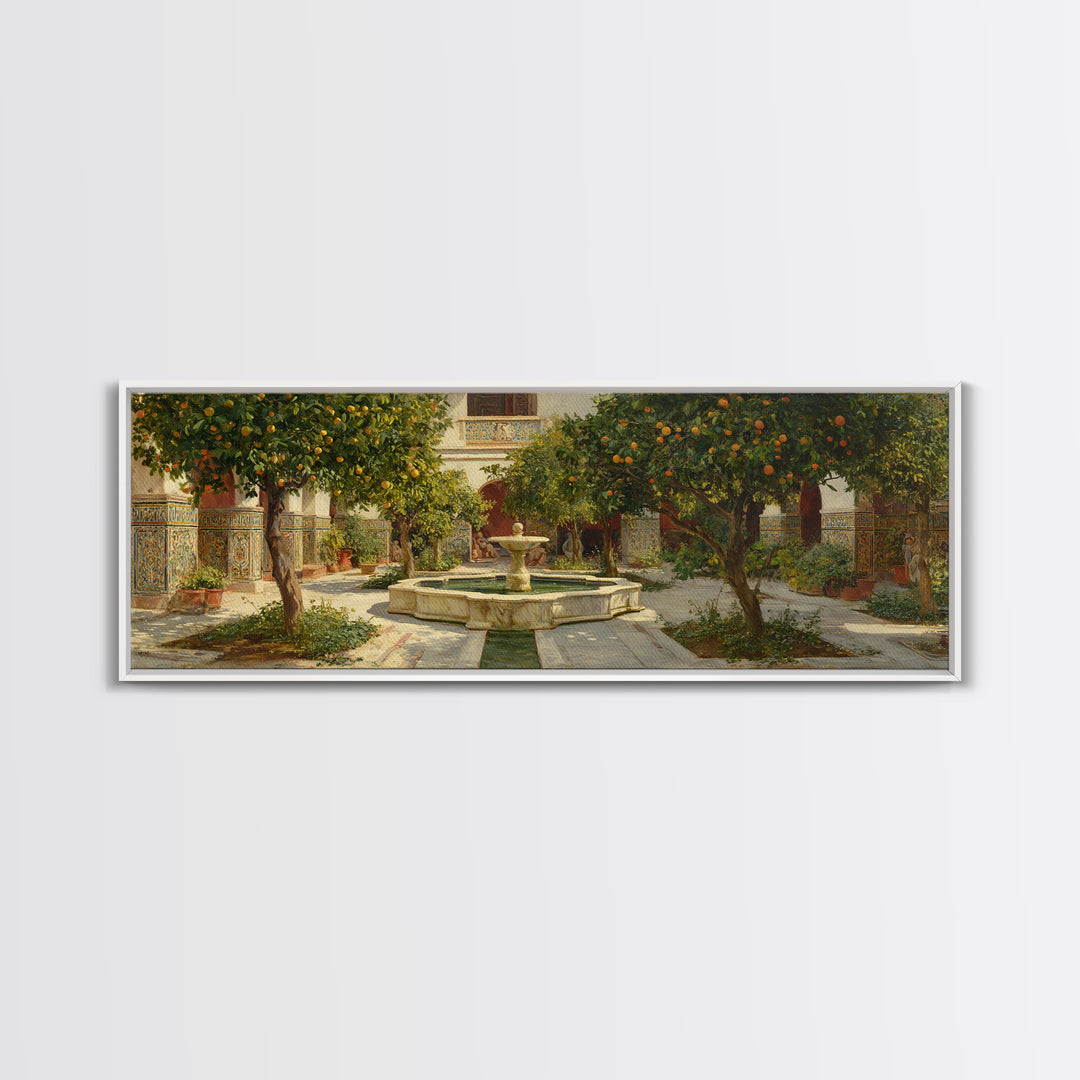 Classic European Cityscape With Modern Skyline And Glowing Lights At Dusk - Elegant Wall Art Framed Canvas Print For Living Room Decor