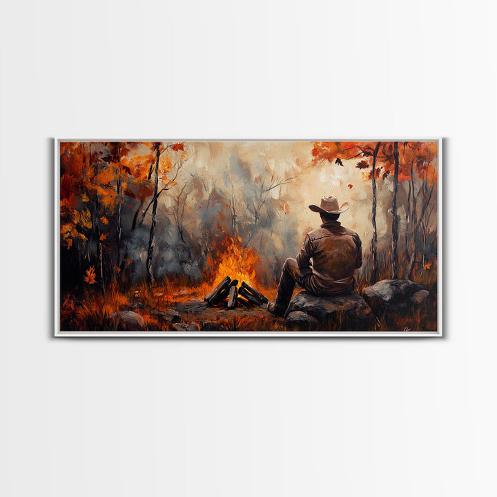 Retro winter-inspired Framed Canvas Print of a woman in a pink hat enjoying a cup of coffee background, perfect as unique vintage wall art