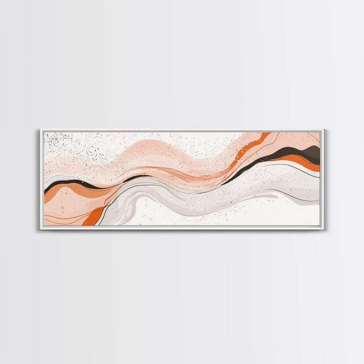 Beige, Black and Grey Swirl Art, Black & Beige Abstract Art Print, Tropical Wall Art, Abstract Wall Art, Living Room Wall Art / Home Decor