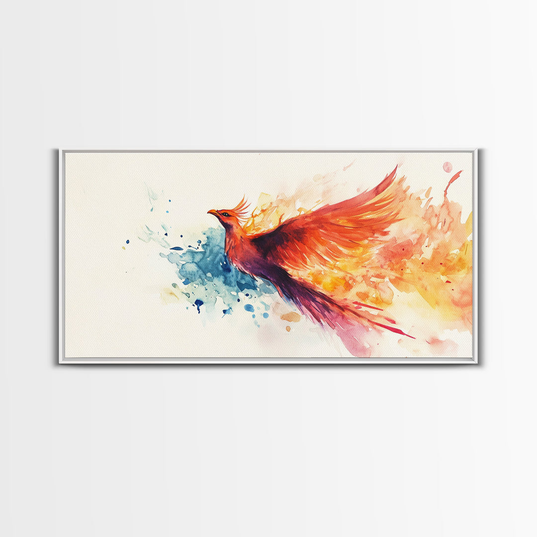 Phoenix In Flight - Canvas Print - Inspirational Wall Art