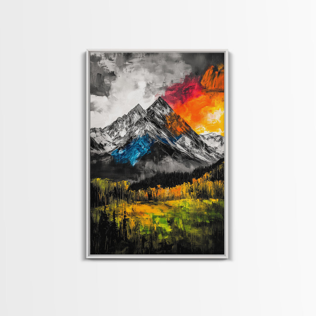 Abstract Ocean, Blue Waves, Coastal Art, Canvas Print, Beach Wall Decor, Modern Seascape, Minimalist Painting, Living Room Art