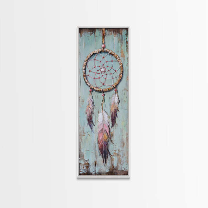 Boho Dreamcatcher With Feathers Wall Art, Spiritual Decor, Southwestern Wall Decor, Whimsical Nursery Art, Housewarming Gift