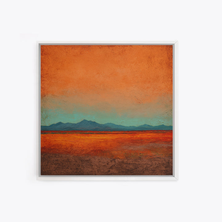 Dreamy Desert Sunset Canvas Print, Above Bed Art, Whimsical Decor, Bedroom Decor, Fine Art, Serenity, Bedroom Wall Decor, ABA-1x1-31