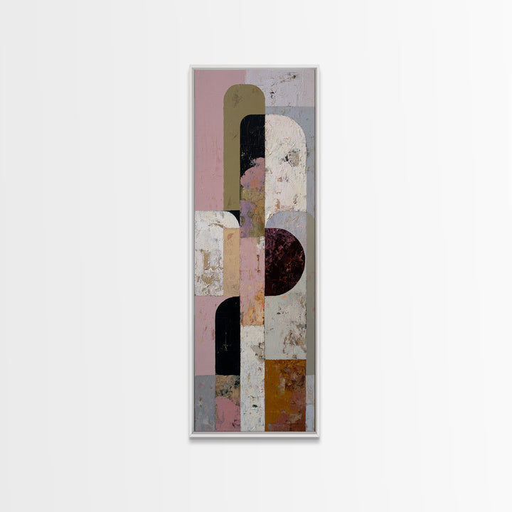 Neutral Abstract Arches Canvas Print, Above Bed Art, Printable Wall Art, Bedroom Decor, Fine Art, Serenity, Whimsical Decor, ABA-1x3-40