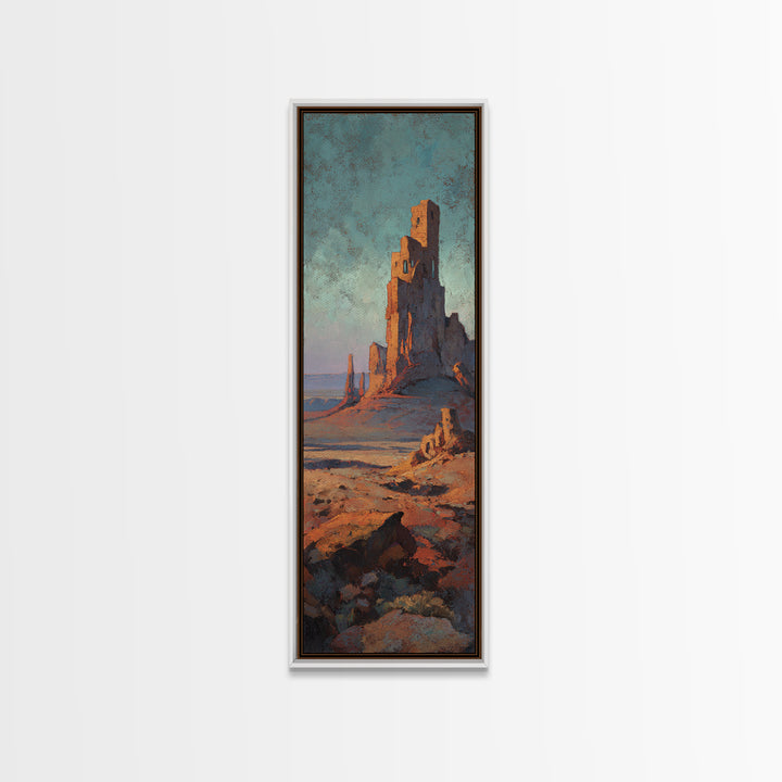 Dreamy Desert Sunset Canvas Print, Above Bed Art, Large Wall Art, Bedroom Decor, Fine Art, Serenity, Japanese Wall Art, ABA-1x3-43