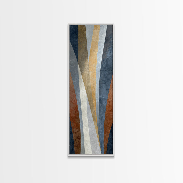 Neutral Abstract Arches Framed Canvas Print, Above Bed Art, Canvas Wall Art, Bedroom Decor, Abstract Art, Serenity, ABA-1x3-64