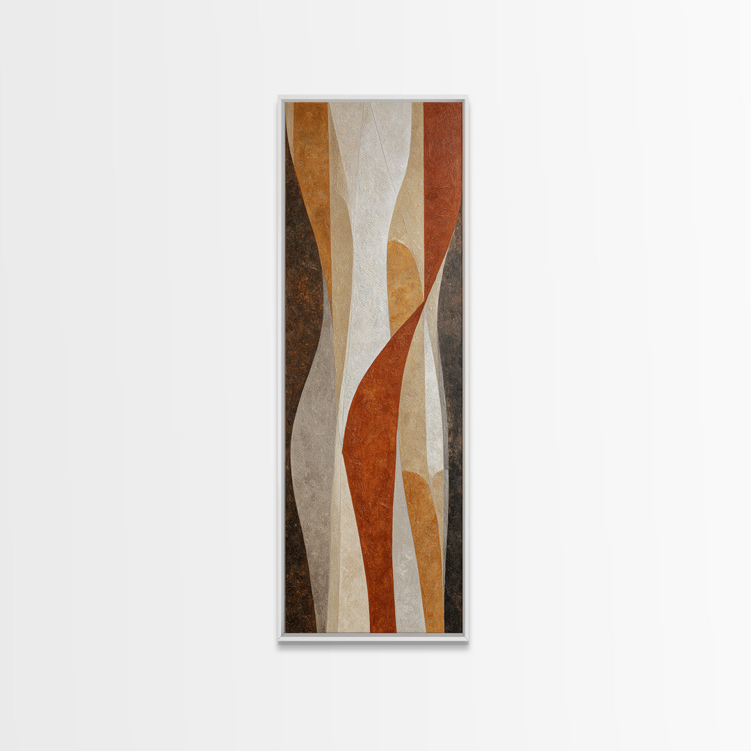 Neutral Abstract Arches Canvas Print, Above Bed Art, Living Room Decor, Bedroom Decor, Abstract Art, Serenity 388, ABA-1x3-88